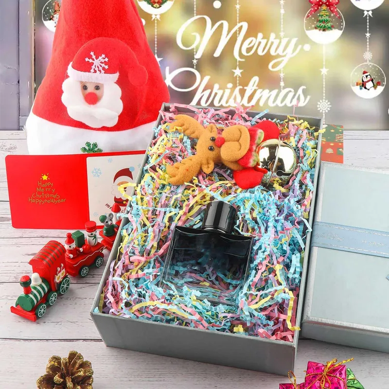 Caonysh 8.5oz Crinkle Paper Filler for Gift Baskets Gift Boxes(4 Mix Color) photo 2