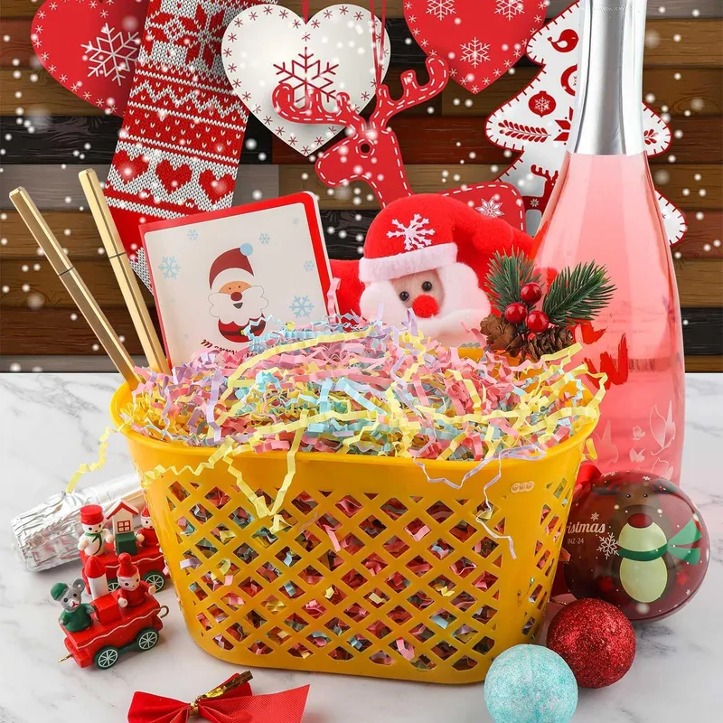 Caonysh 8.5oz Crinkle Paper Filler for Gift Baskets Gift Boxes(4 Mix Color) photo 6