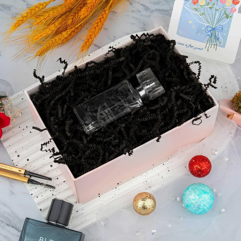 Caonysh 8.5oz Crinkle Paper Filler for Gift Baskets Gift Boxes(Black) photo 6