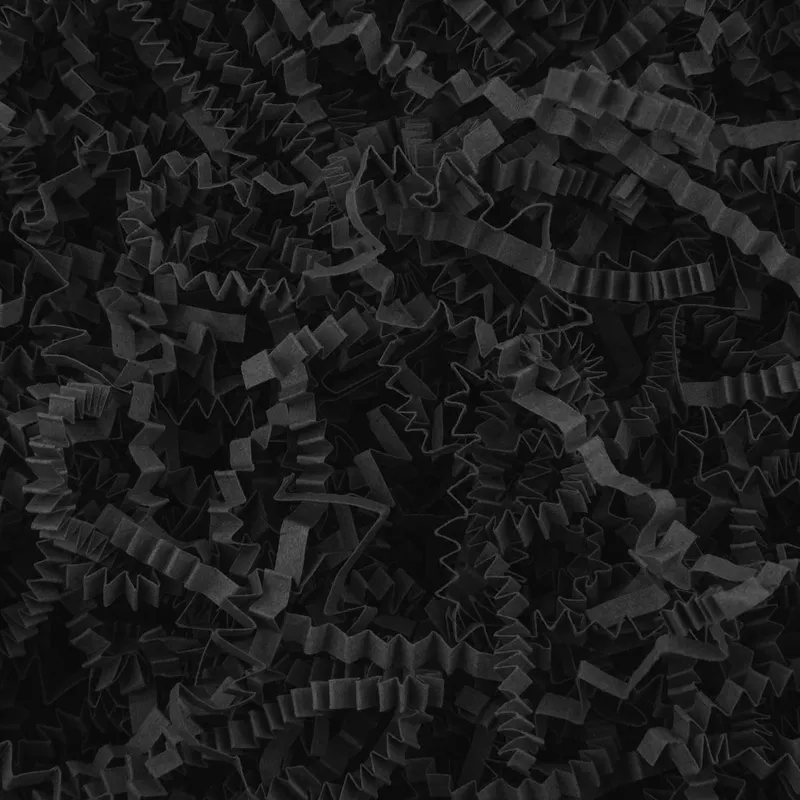 Caonysh 8.5oz Crinkle Paper Filler for Gift Baskets Gift Boxes(Black) photo 1