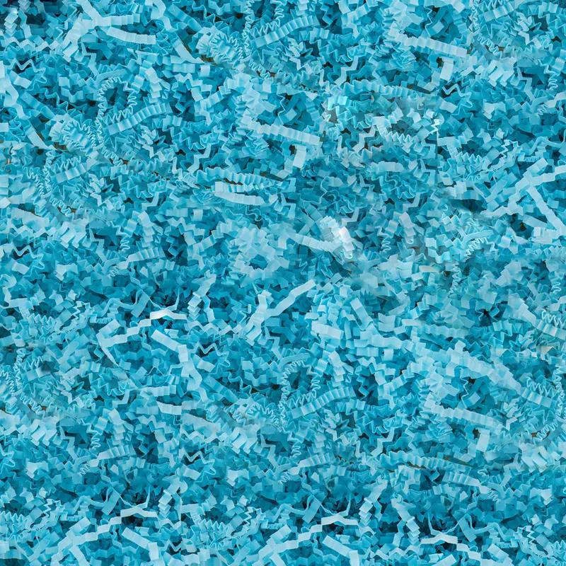 Caonysh 8.5oz Crinkle Paper Filler for Gift Baskets Gift Boxes(Blue) photo 1