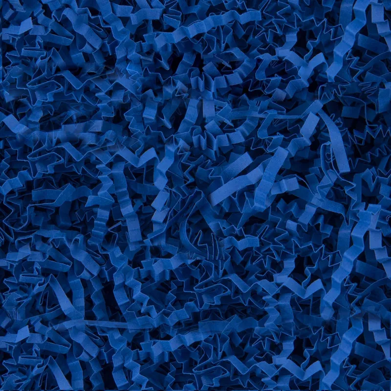 Caonysh 8.5oz Crinkle Paper Filler for Gift Baskets Gift Boxes(Navy Blue) photo 1