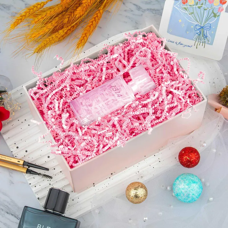 Caonysh 8.5oz Crinkle Paper Filler for Gift Baskets Gift Boxes(Pink) photo 7