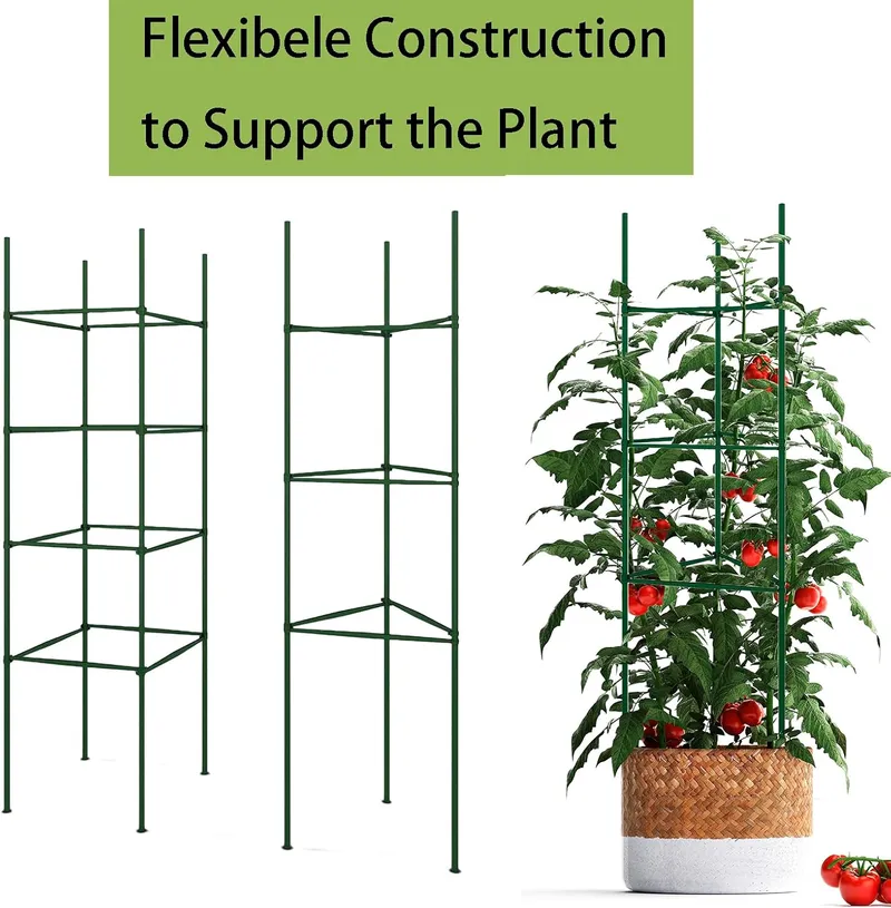 36PCS Plant Stake Arms for Tomato Cage,Expandable 11.8" Plant Supports Trellis Connector Clips for 11mm Garden Plants Stakes Stand Outdoor/Indoor photo 3