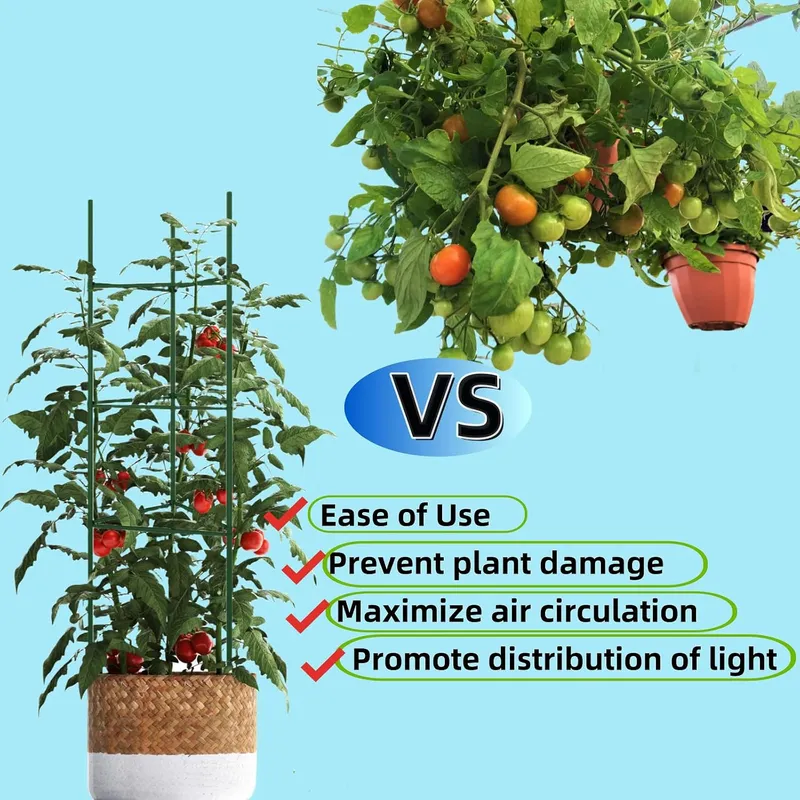 36PCS Plant Stake Arms for Tomato Cage,Expandable 11.8" Plant Supports Trellis Connector Clips for 11mm Garden Plants Stakes Stand Outdoor/Indoor photo 4