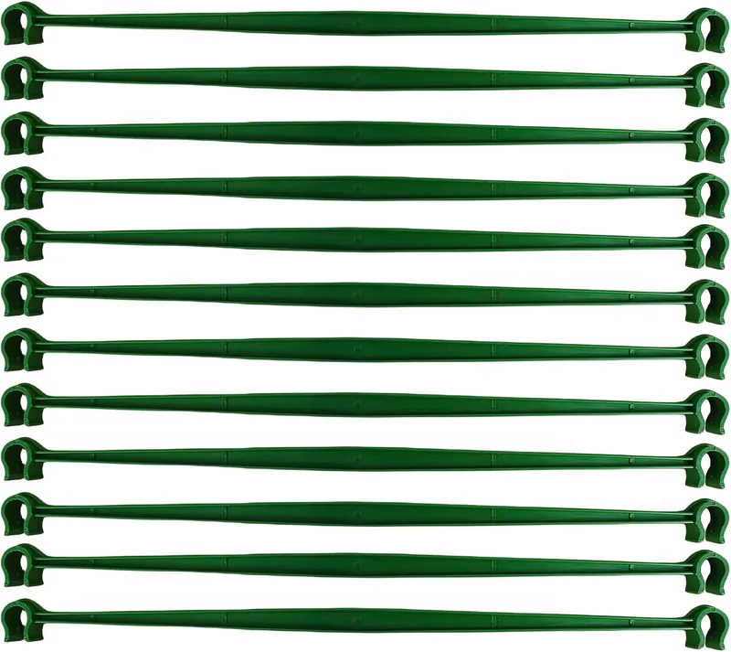 36PCS Plant Stake Arms for Tomato Cage,Expandable 11.8" Plant Supports Trellis Connector Clips for 11mm Garden Plants Stakes Stand Outdoor/Indoor photo 1