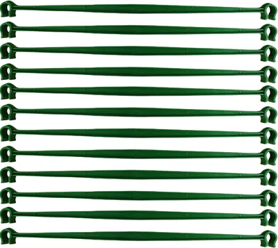 36PCS Plant Stake Arms for Tomato Cage,Expandable 11.8" Plant Supports Trellis Connector Clips for 11mm Garden Plants Stakes Stand Outdoor/Indoor